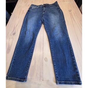 Judy Blue Slim Fit Jeans Womens 15/32 Dark Wash High Rise Ankle JB82549DK Blue